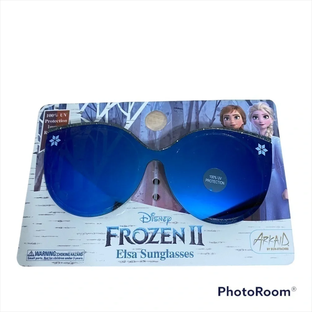 Frozen Elsa Sunglasses NWT Disney Blue 100% UV Protection